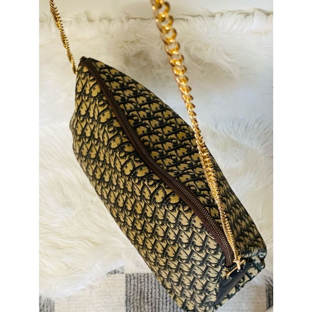 Dior Navy Monogram Trotter/Oblique Diorissmo Messenger Crossbody Bag. Authentic - Picture 5 of 16